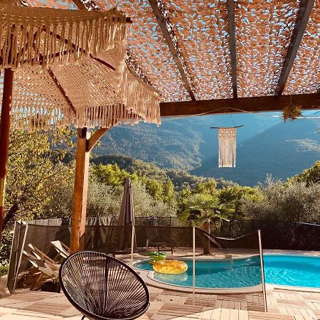 Апартаменти 2P Au Coeur Des Montagnes Avec Piscine Chauffee Пюже-Теньє Екстер'єр фото