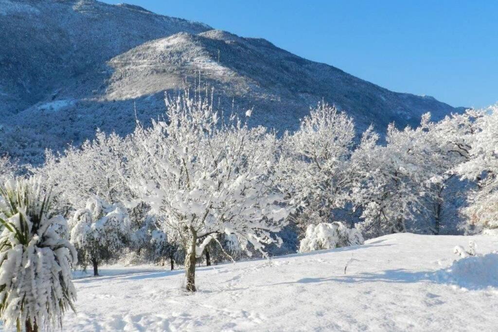 Апартаменти 2P Au Coeur Des Montagnes Avec Piscine Chauffee Пюже-Теньє Екстер'єр фото