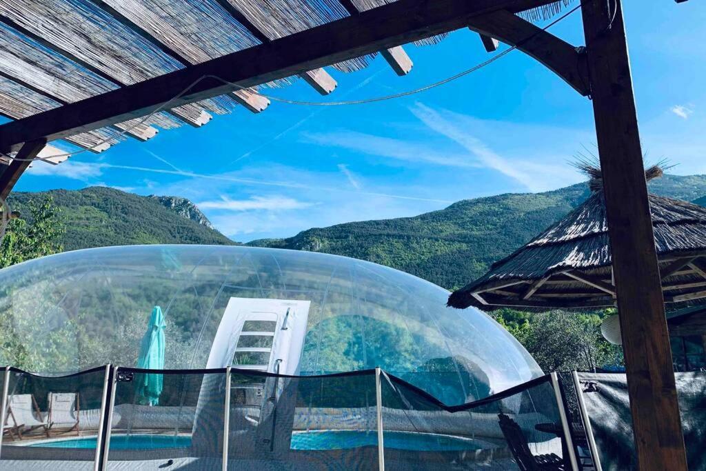 Апартаменти 2P Au Coeur Des Montagnes Avec Piscine Chauffee Пюже-Теньє Екстер'єр фото