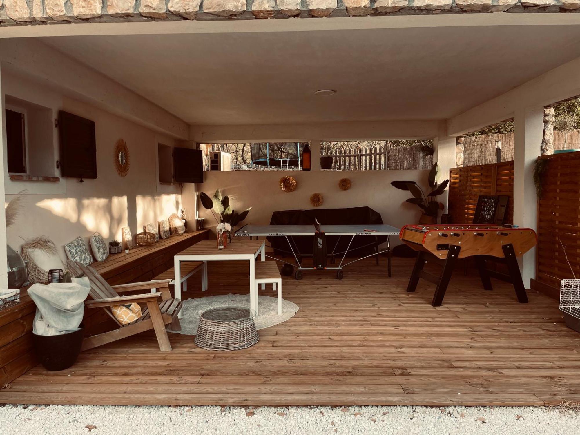 Апартаменти 2P Au Coeur Des Montagnes Avec Piscine Chauffee Пюже-Теньє Екстер'єр фото